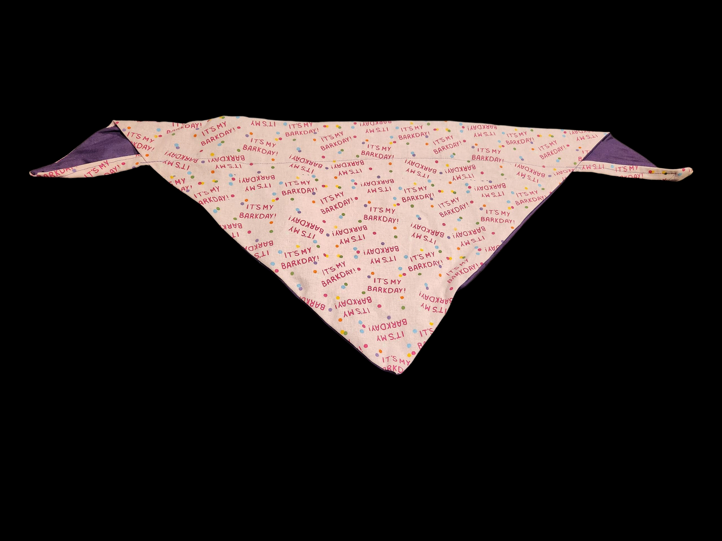 Pink Barksday Bandana