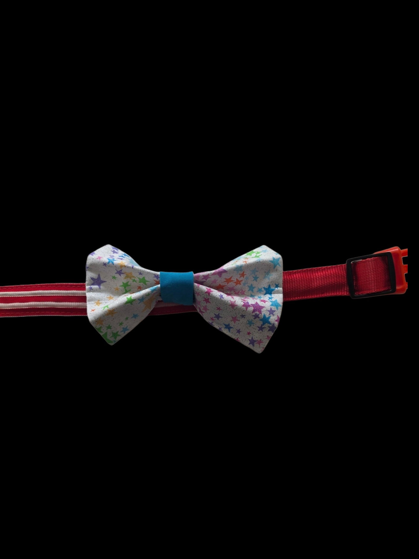 White Rainbow Star Bow