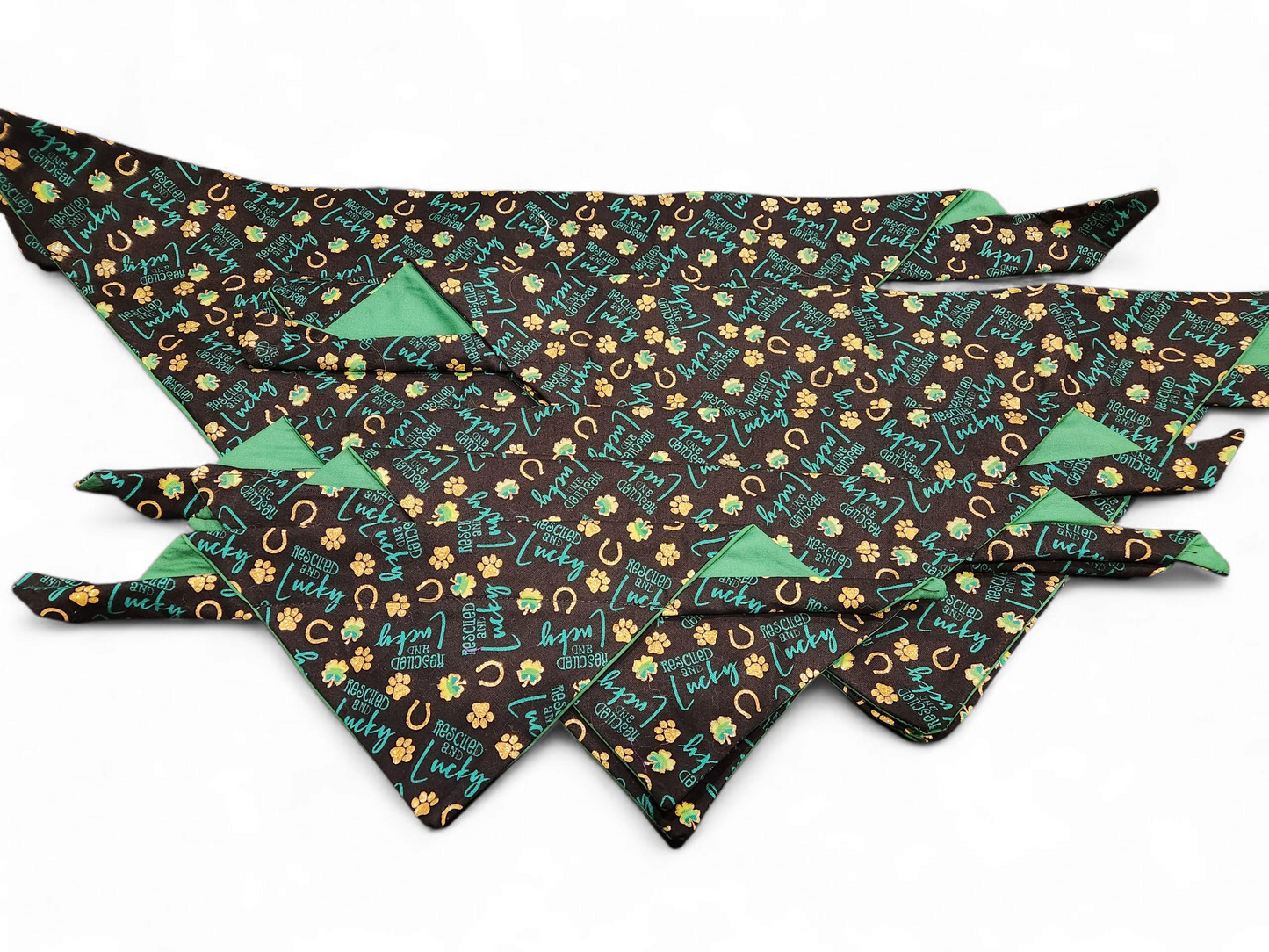 Lucky rescue pet bandana