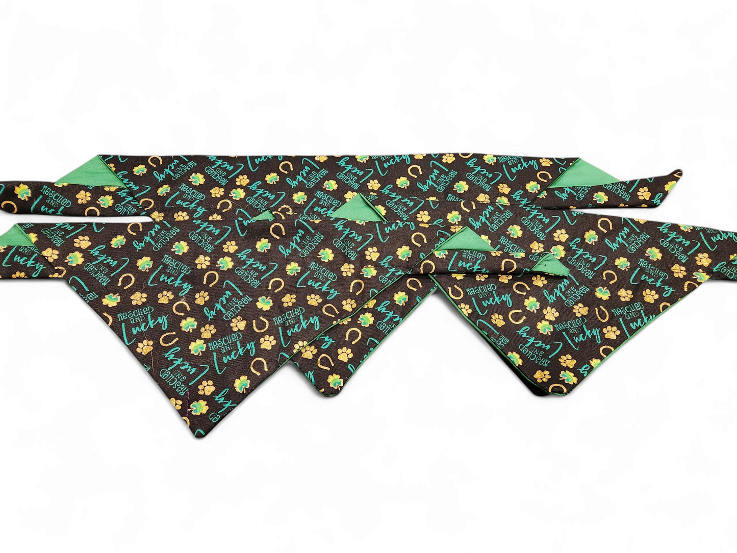 Lucky rescue pet bandana