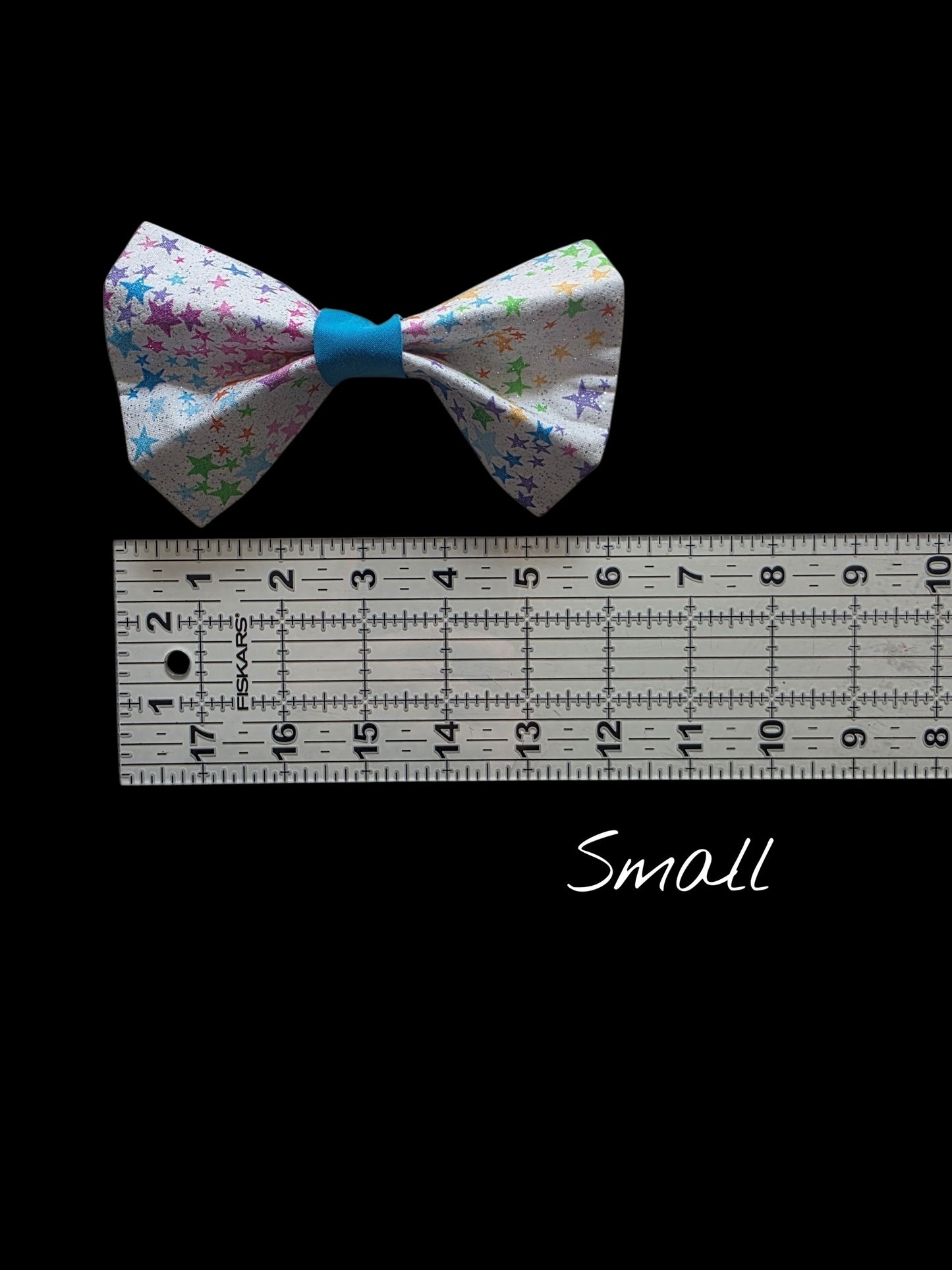 White Rainbow Star Bow