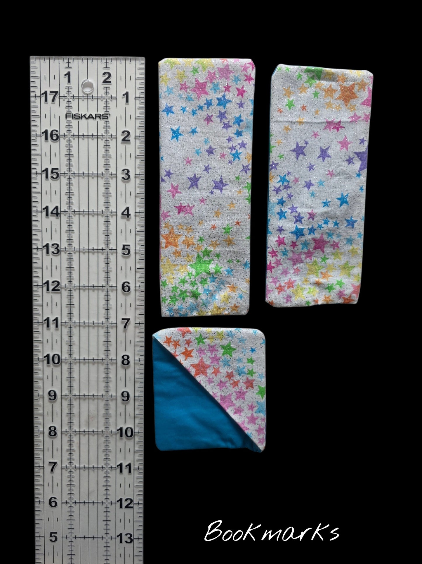 White Rainbow Star Bookmarks