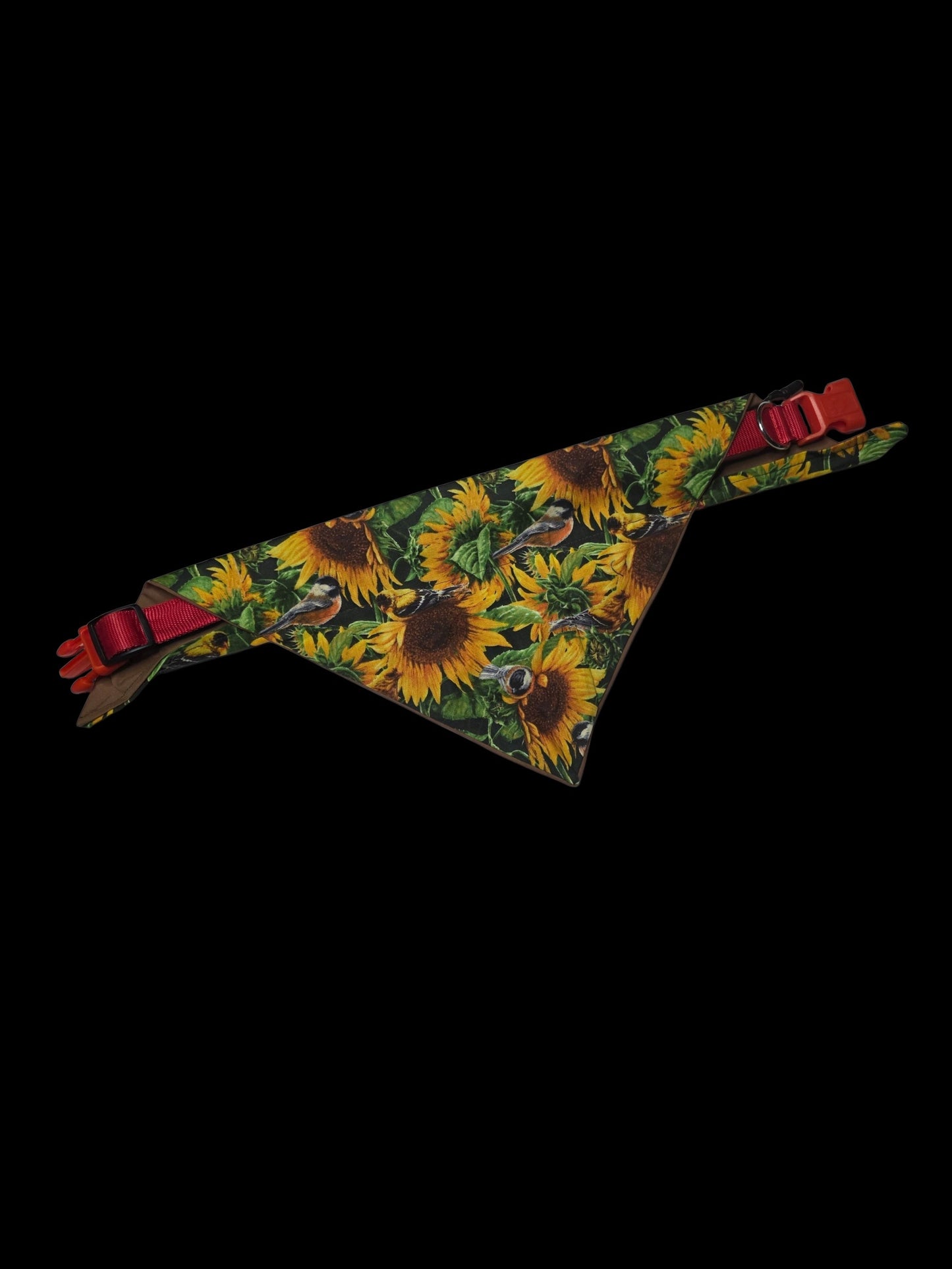 Sunflower And Bird Bandana