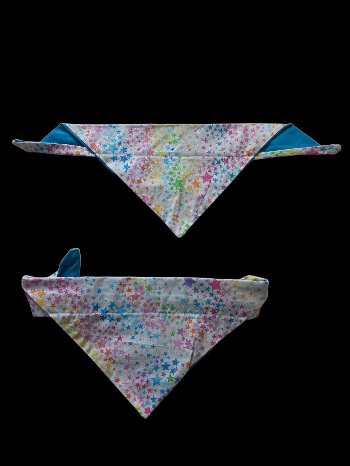 White Rainbow Star Bandana