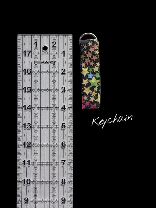 Rainbow Star Keychain