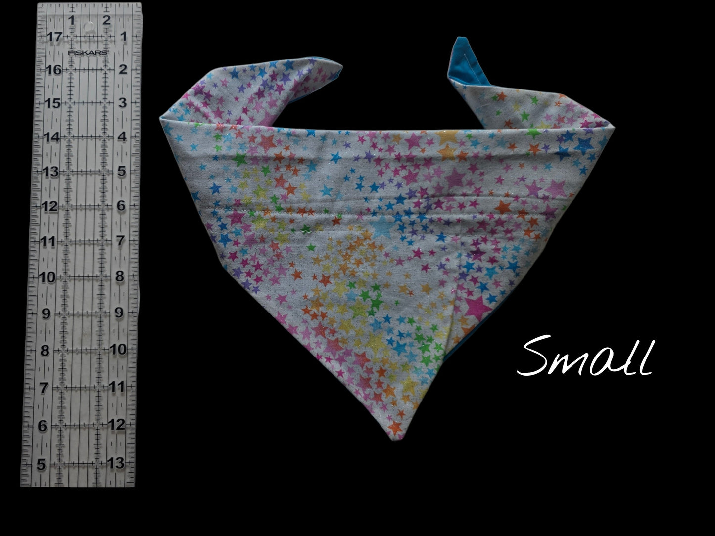 White Rainbow Star Bandana
