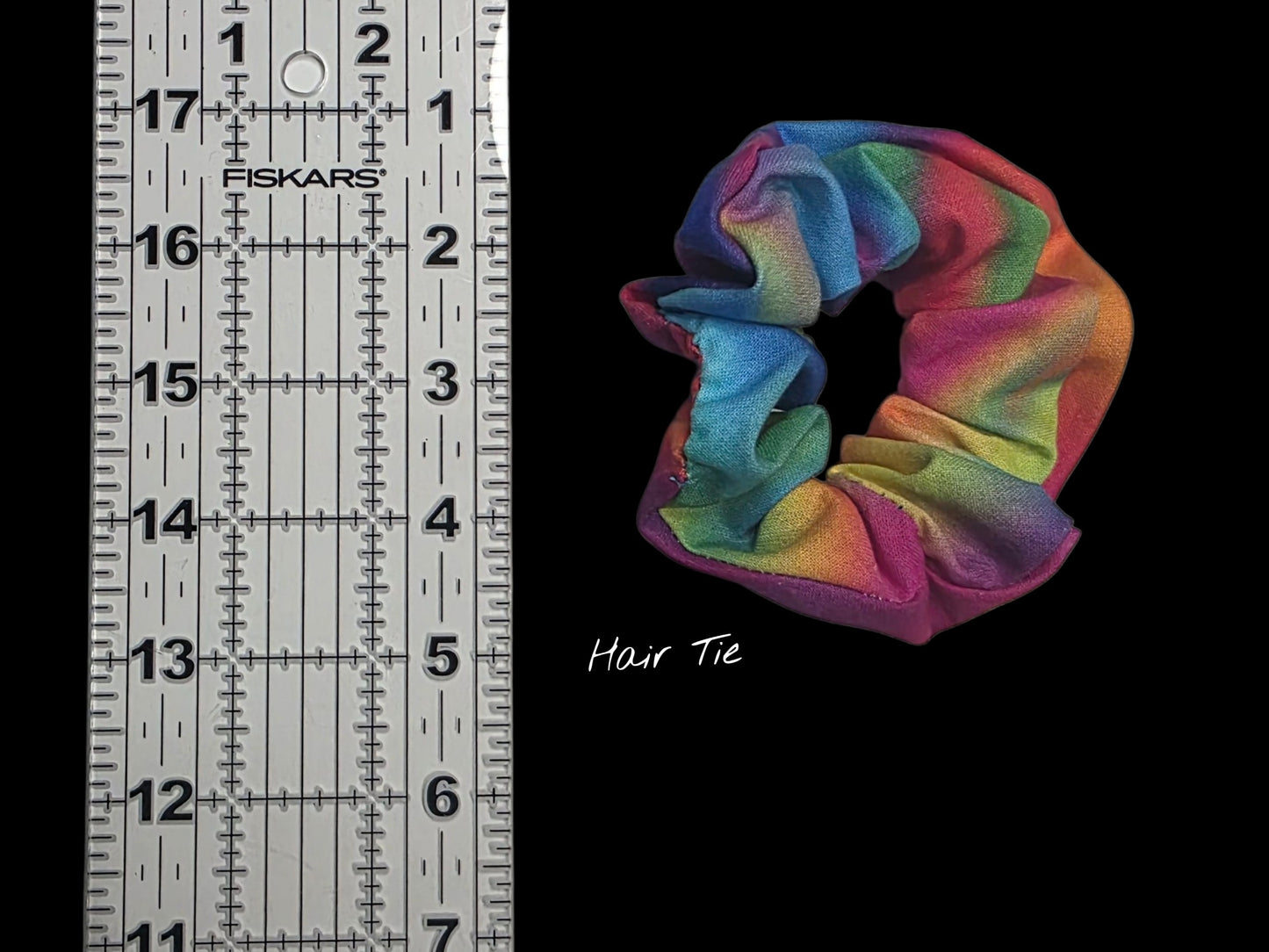 Rainbow Swirl Scrunchie