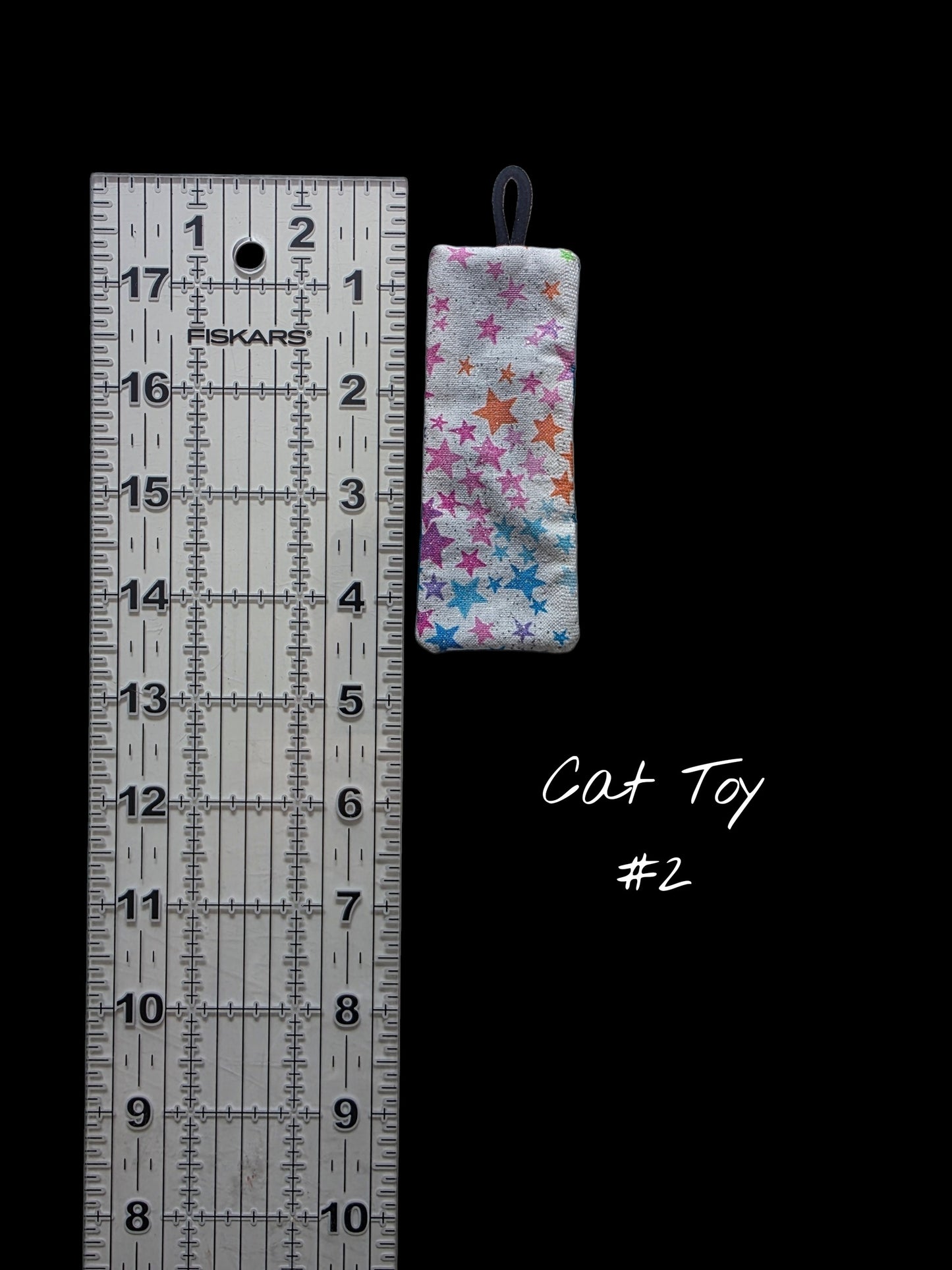 White Rainbow Stars Cat Toys