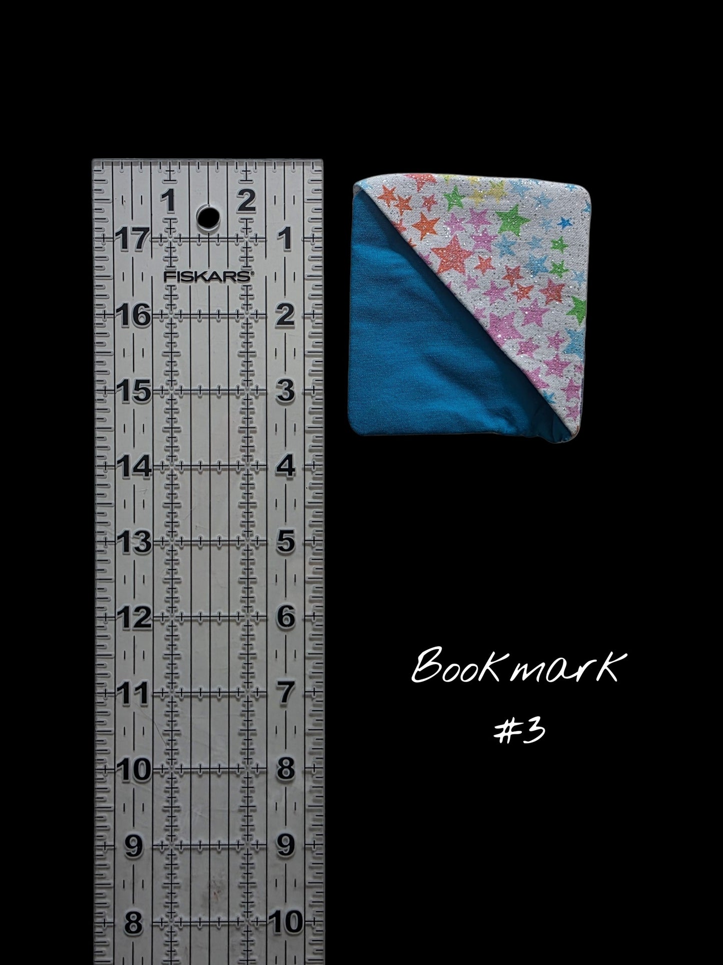 White Rainbow Star Bookmarks