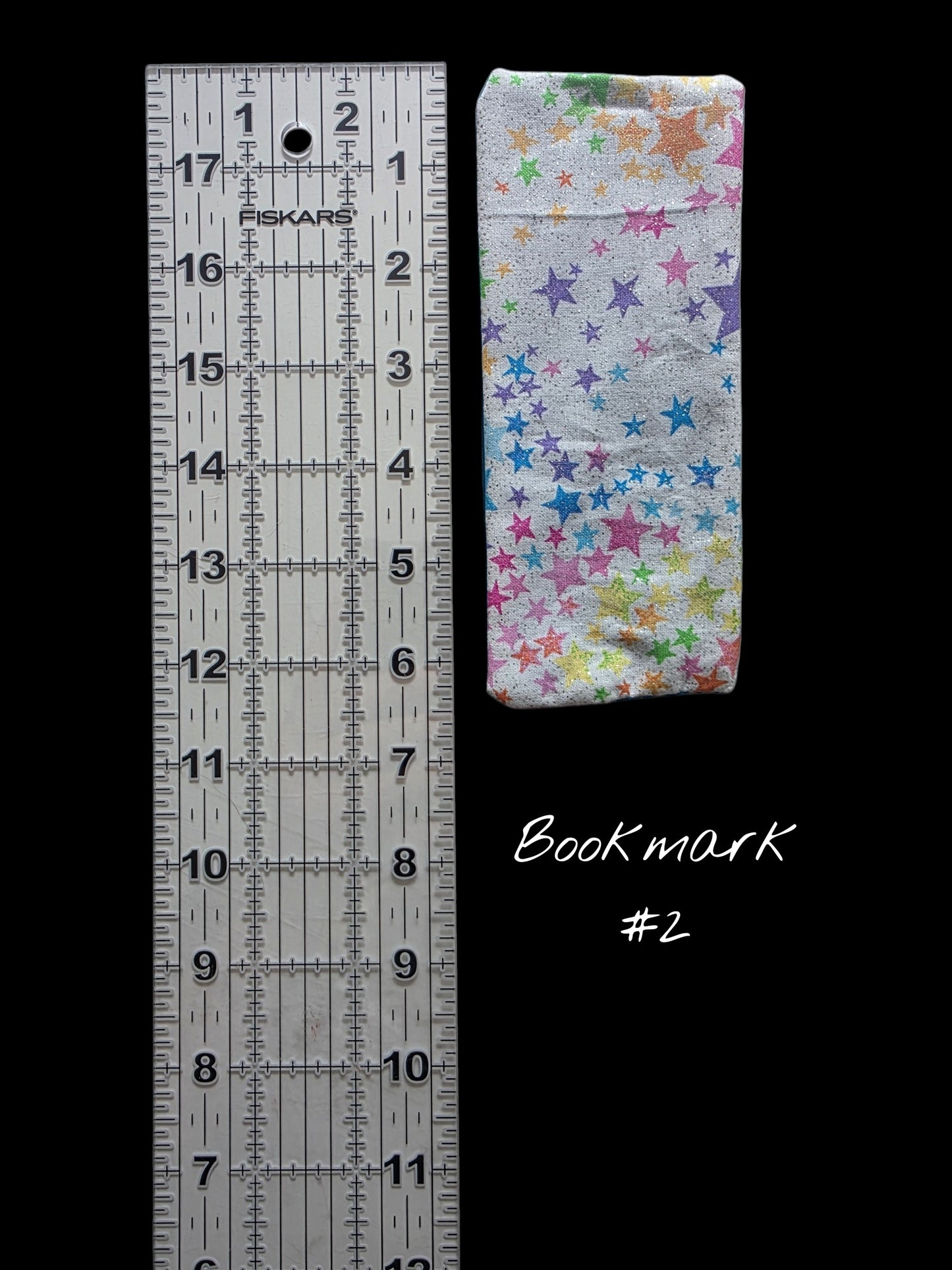 White Rainbow Star Bookmarks