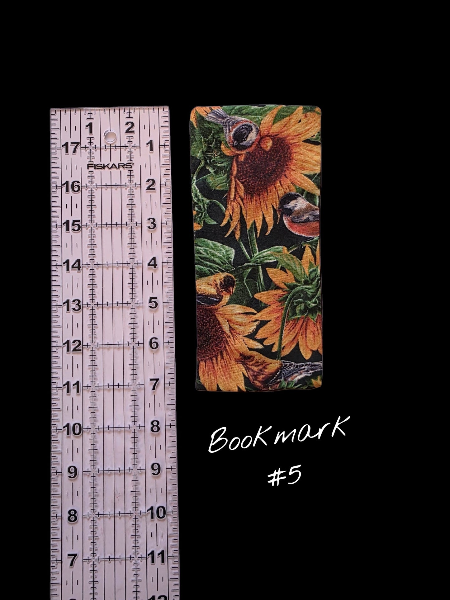 Sunflower and Bird Bookmarks