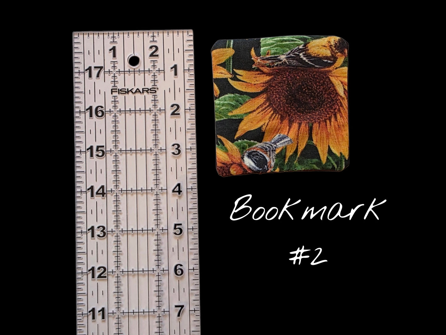 Sunflower and Bird Bookmarks