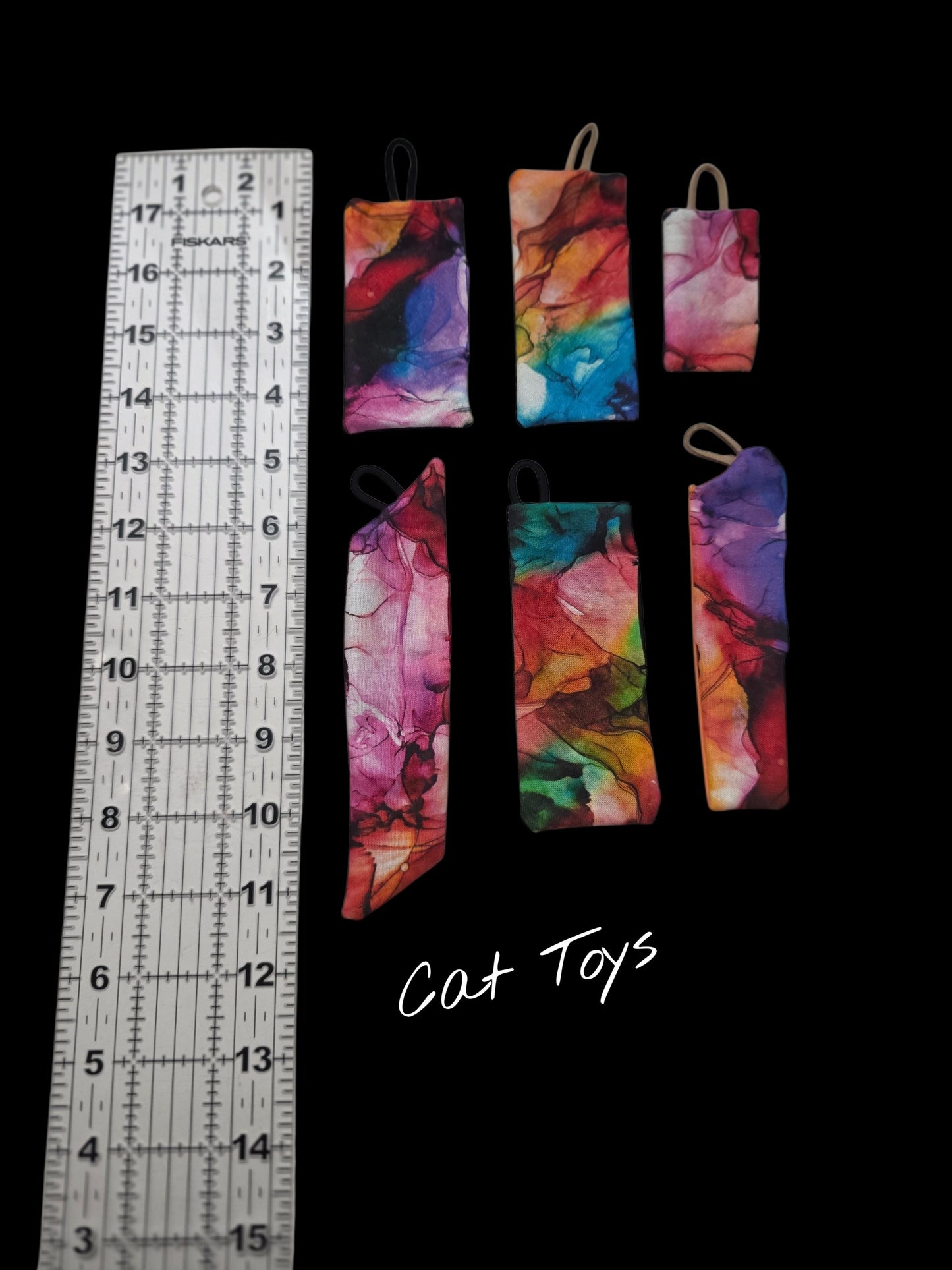 Watercolor Cat Toys