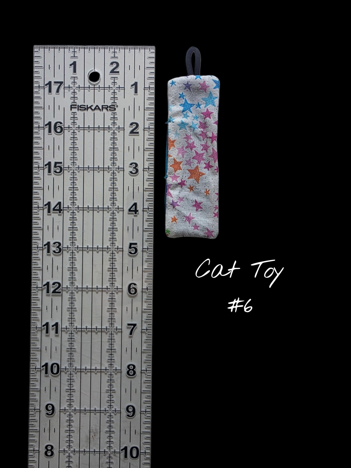 White Rainbow Stars Cat Toys