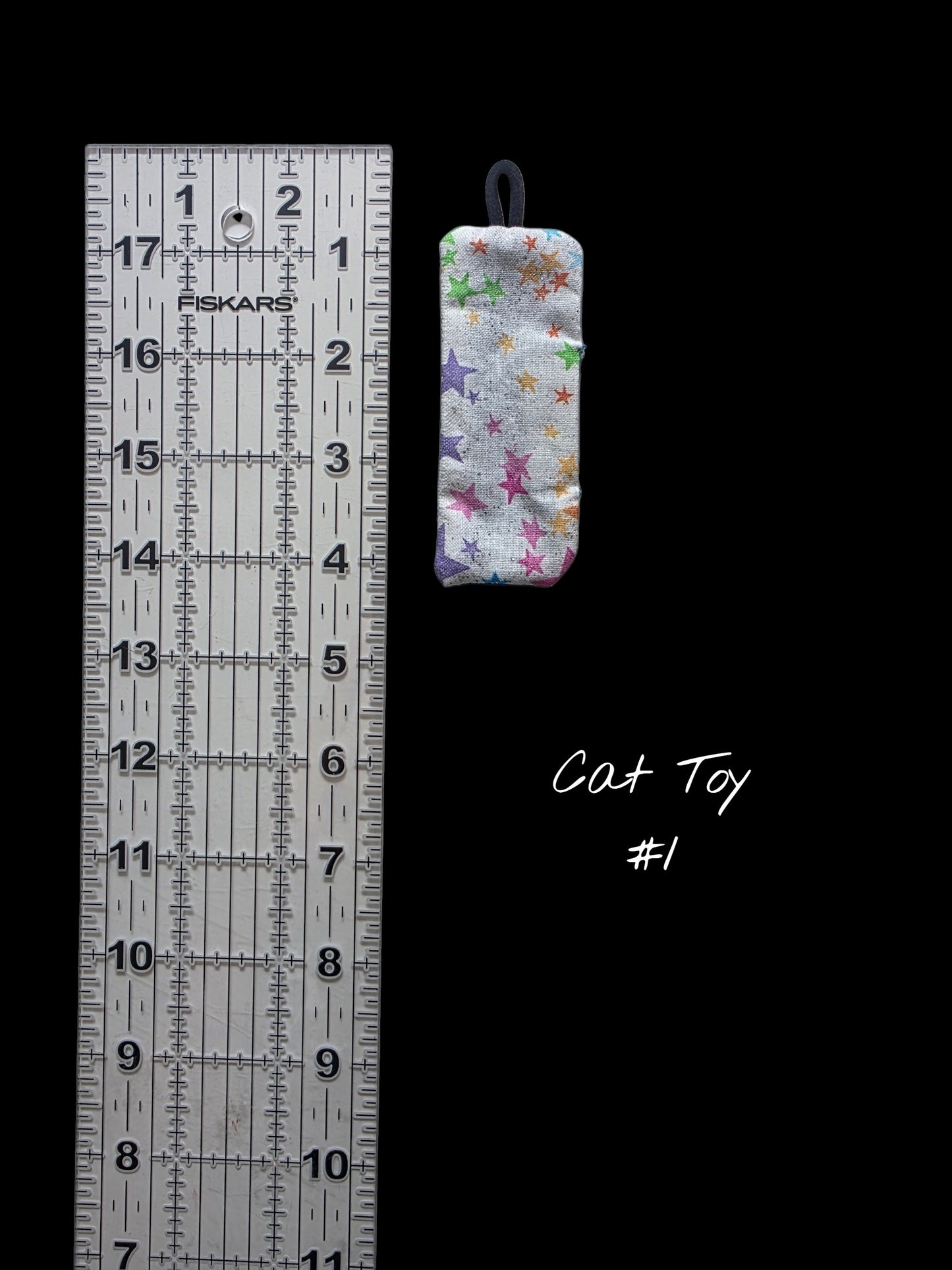 White Rainbow Stars Cat Toys