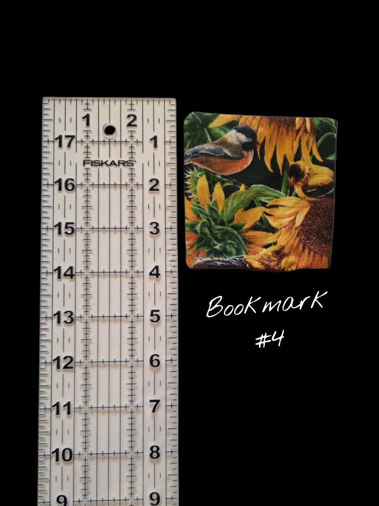 Sunflower and Bird Bookmarks