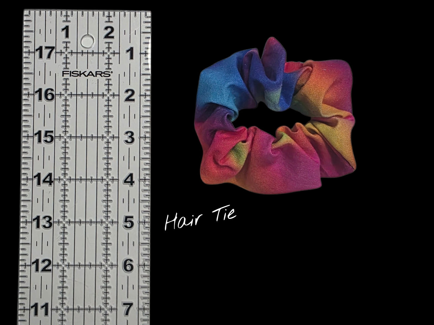 Rainbow Swirl Scrunchie