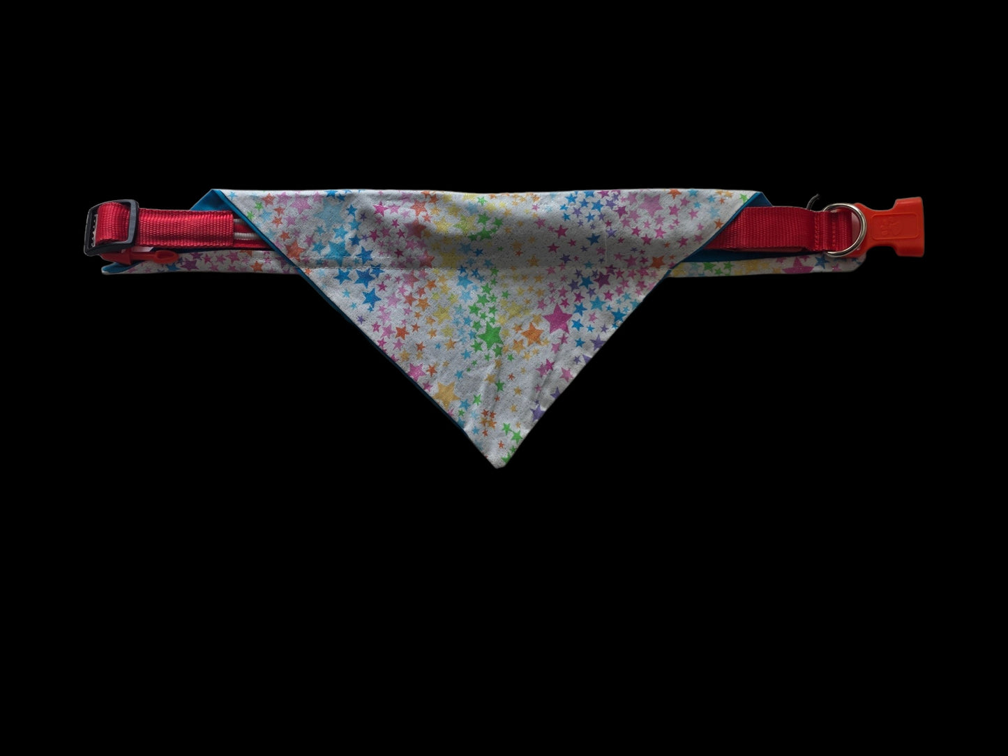 White Rainbow Star Bandana