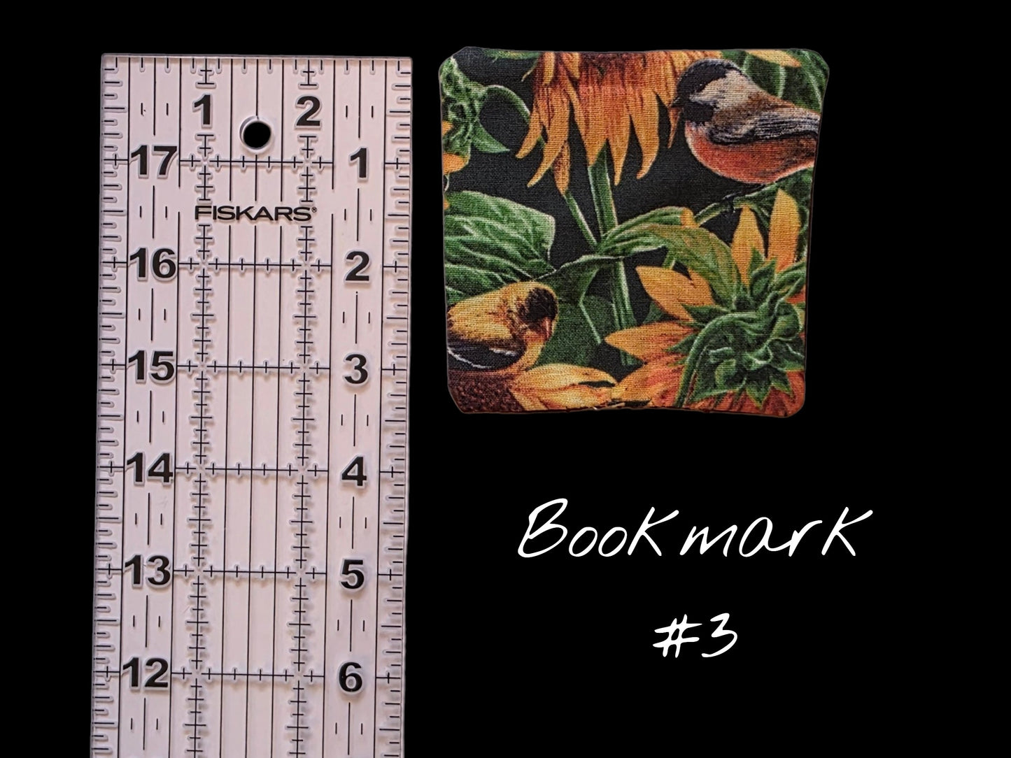 Sunflower and Bird Bookmarks