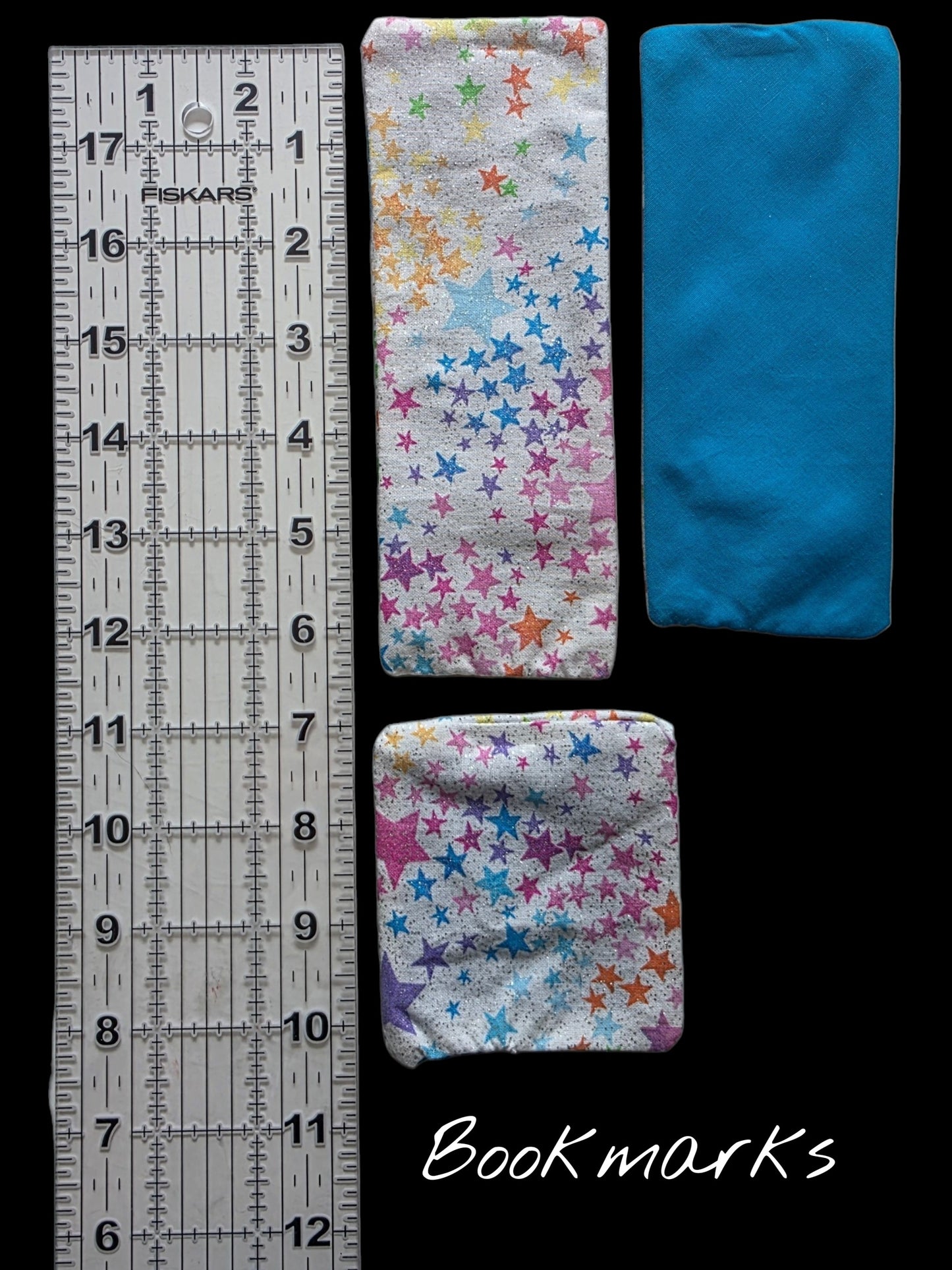 White Rainbow Star Bookmarks