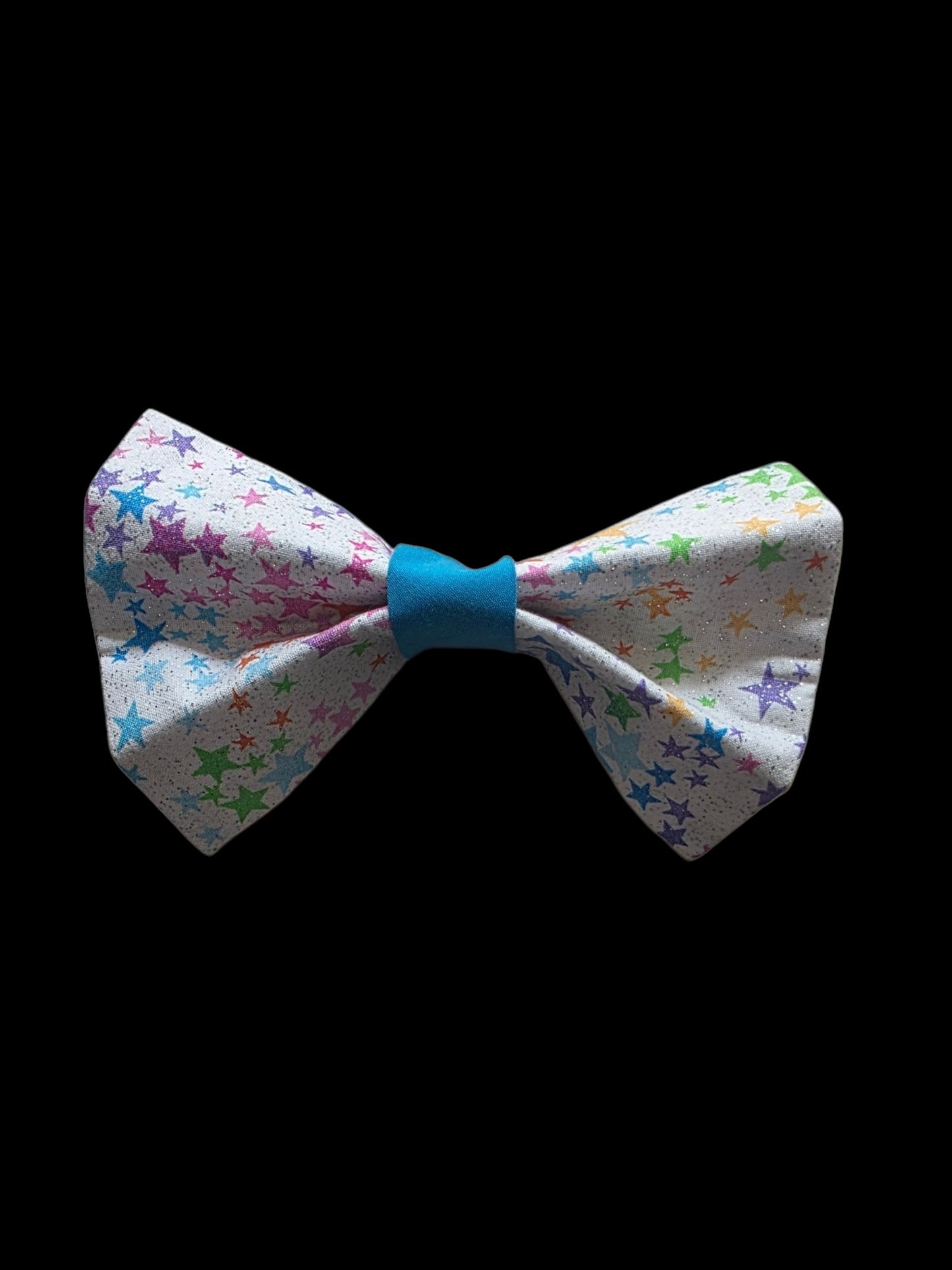 White Rainbow Star Bow