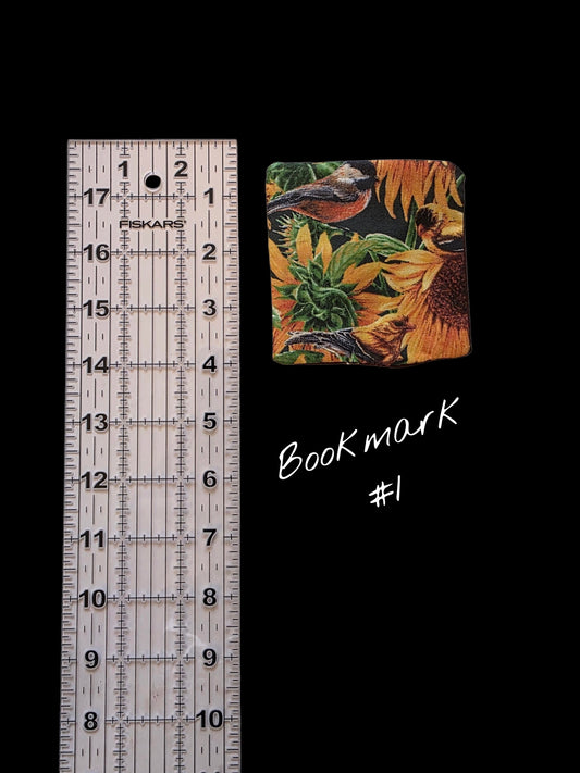 Sunflower and Bird Bookmarks