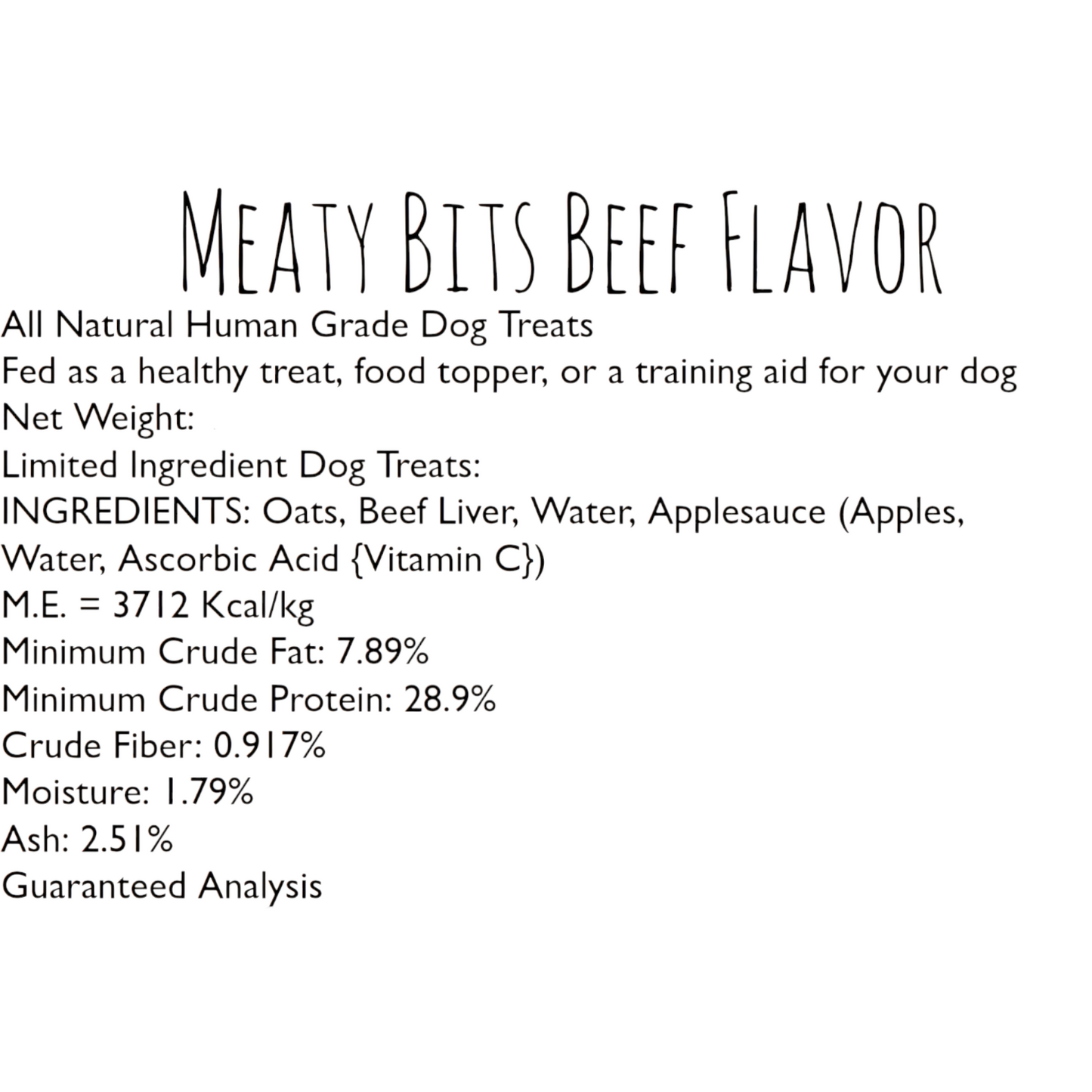 Meaty Bits Beef Flavor Paw Treats